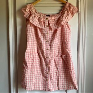 Asoph Plus Dress 2X Off Shoulder